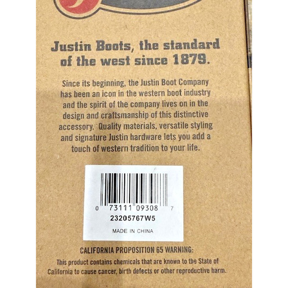 Justin Rodeo Wallet Brown Genuine Leather Tooled Western Stitch RFID Long Bifold - Picture 7 of 7